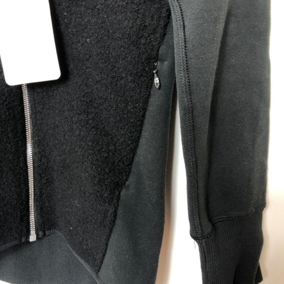NWT Lululemon Stand Out Sherpa Jacket Black - Picture 6 of 8